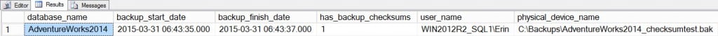 3 31 2015 12 46 45 PM 1024x52 Backup checksum default option in SQL Server 2014