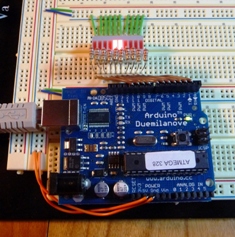 Arduino projects: LED 10 bar array smallp1020710 Arduino projects: LED 10 bar array