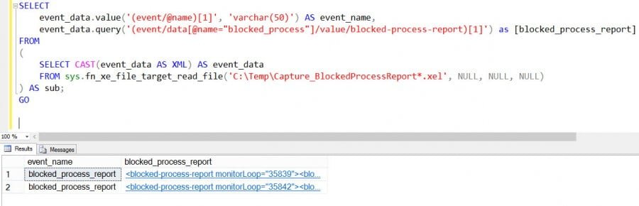 Sql Blocking Event Capture Blocking Information with Extended Events and the Blocked ...