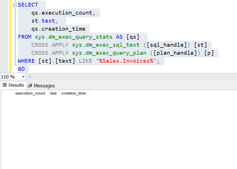 Plan cache after ad hoc query with OPTION (RECOMPILE)