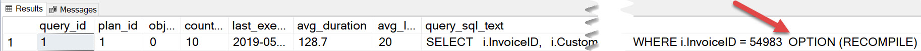 Queries with OPTION (RECOMPILE) and Query Store - Erin Stellato
