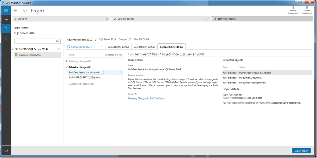 Variant dinosaurus basketball Upgrading SQL Server– Microsoft Data Migration Assistant 3.2 - Glenn Berry