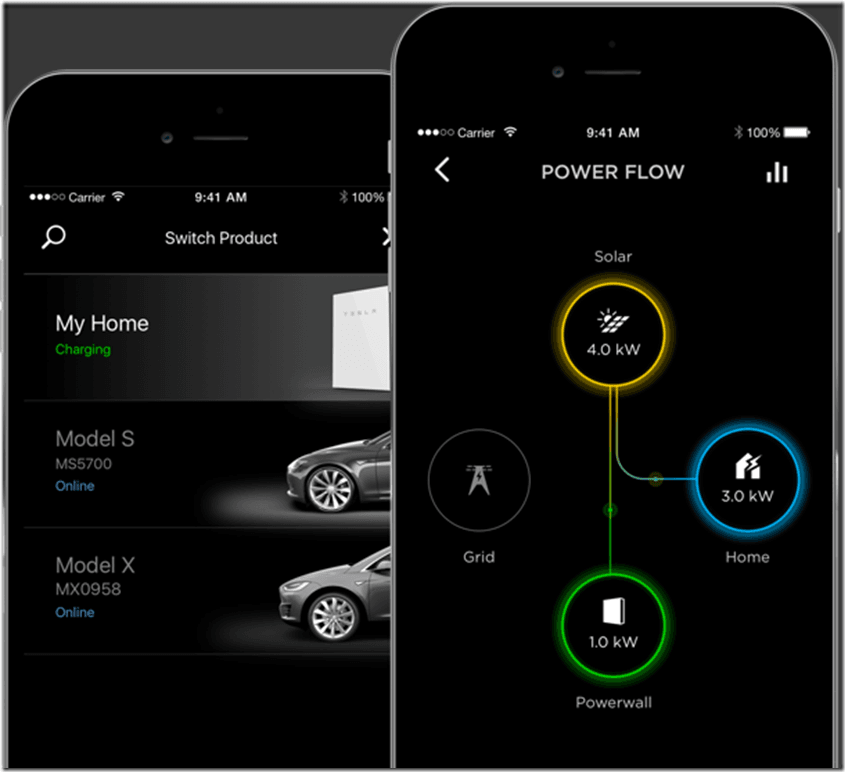 Tesla app