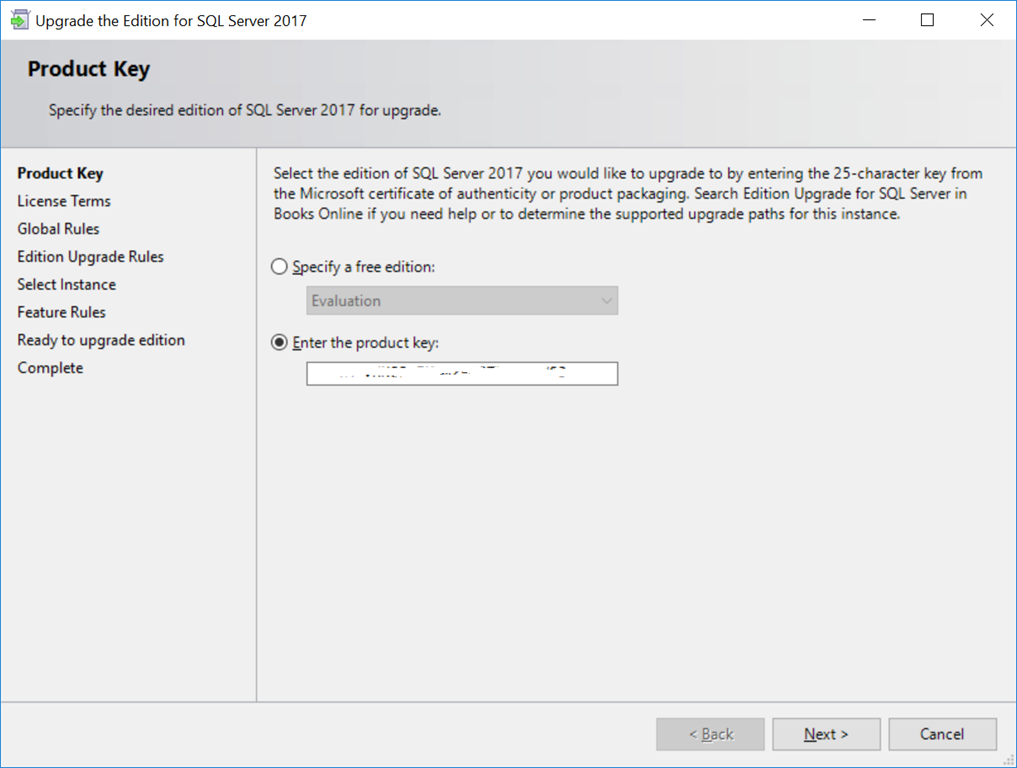 sql server 2012 enterprise edition key