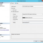 How to create a linked server to Azure SQL Database via SQL Server Management Studio