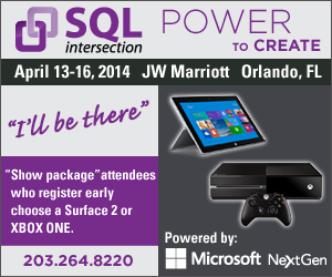SQL SP14 300x250 v2 Spring SQLintersection Conference in Orlando